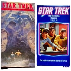 Star Trek VHS Tapes 2 Tape Set